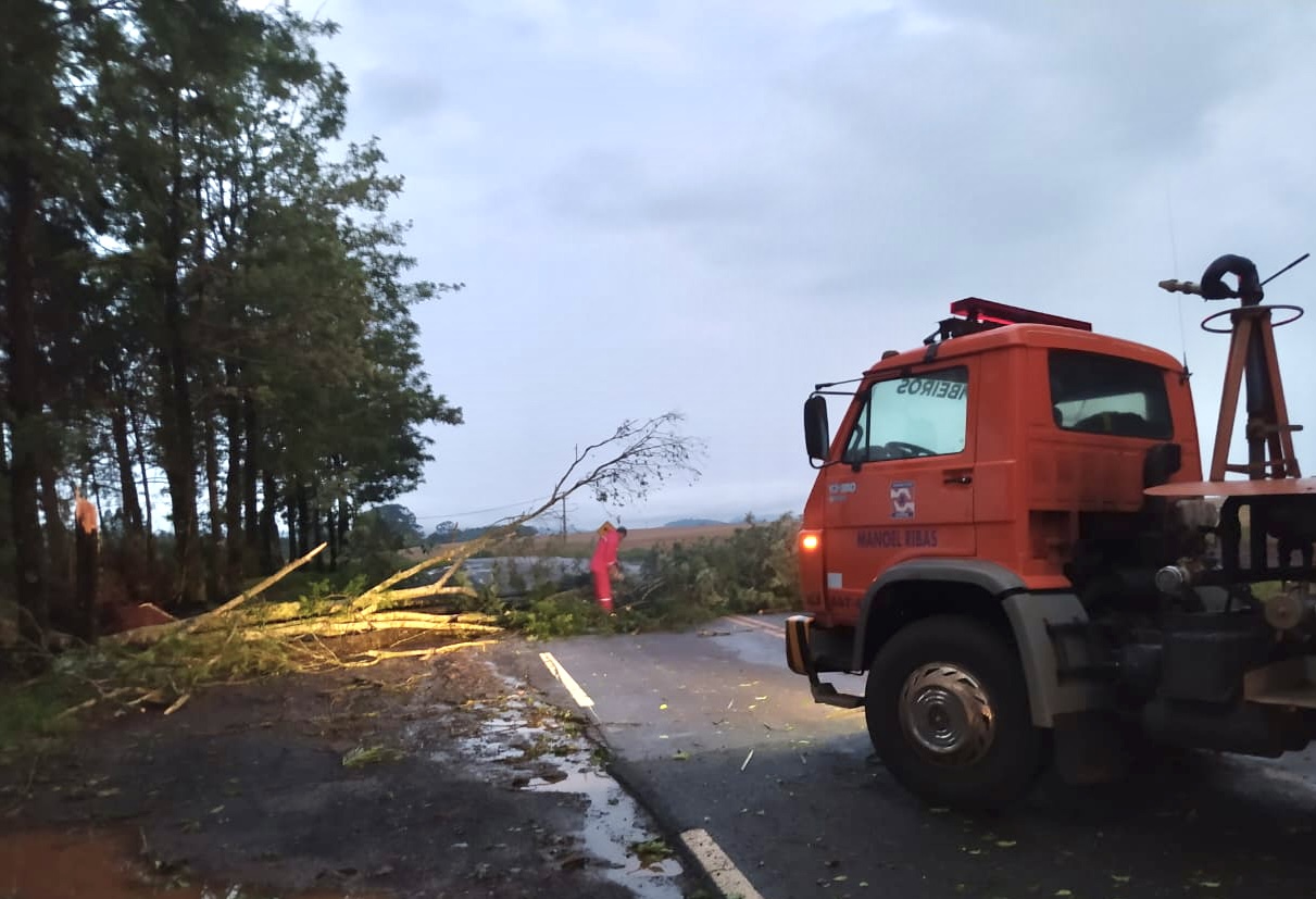 Temporal Em Manoel Ribas Causa Destelhamento De Casas E Queda De