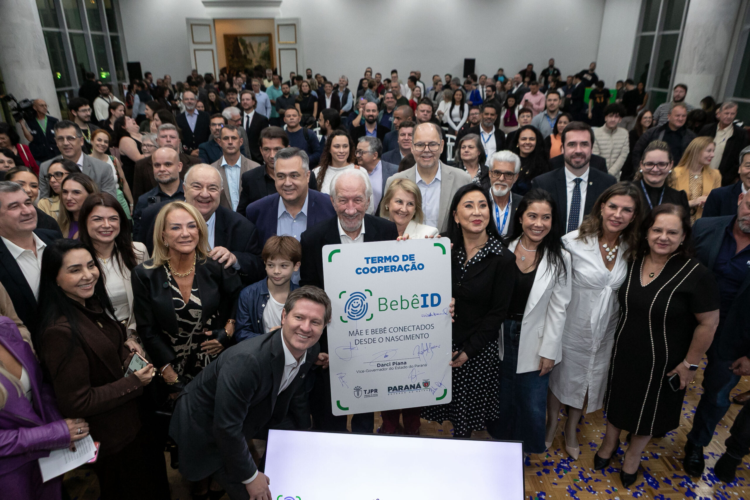 Curitiba, 26 de maio de 2025 - O vice-governador do Paraná, Darci Piana, participa do evento de ampliação do programa Bebê ID.