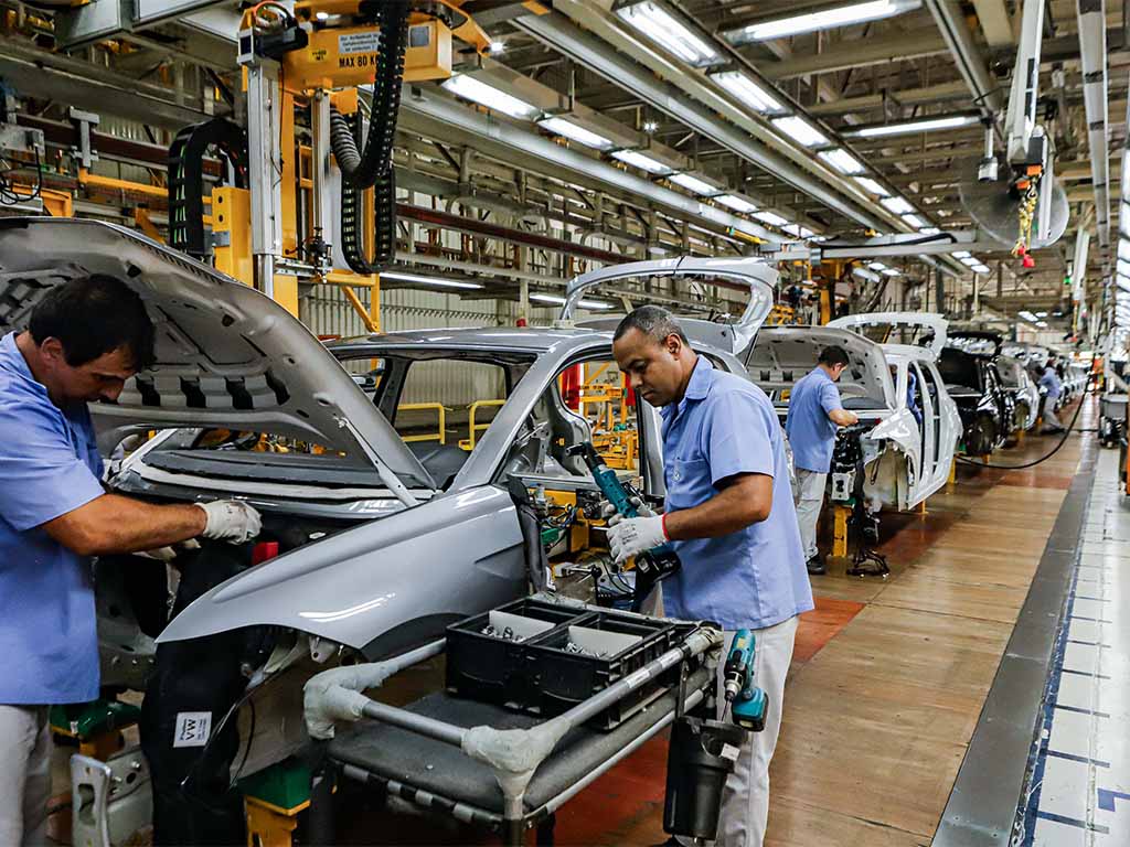 São José dos Pinhais, 21 de março de 2024 - Montadora de automóveis Volkswagen, em São José dos Pinhais, Região Metropolitana de Curitiba (RMC).